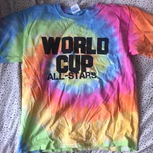 world cup allstars tie dye shirt